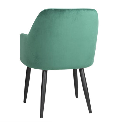 FX070 Bolero Lia Velvet stoelen donkergroen (2 stuks)
