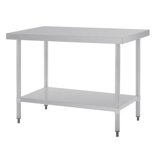 GJ502 Vogue RVS werktafel zonder achteropstand 90x120x70cm