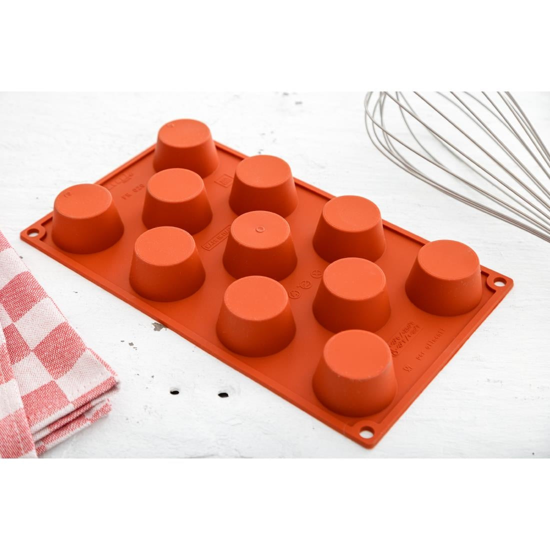 N934 Pavoni Formaflex siliconen bakvorm 11 mini-muffins