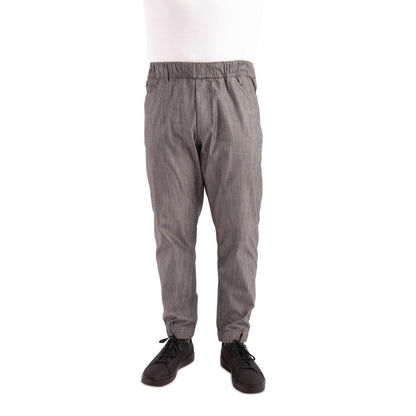 BB300-XL Chef Works Urban Jogger 257 koksbroek zwart-wit fijn gestreept XL