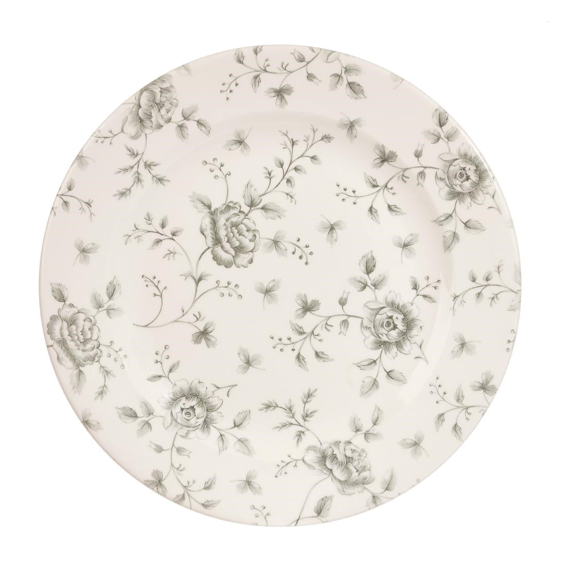 DA664 Churchill Rose Chintz Grey Bord 30.5cm (6 stuks)