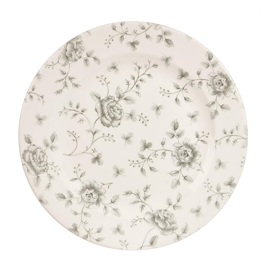 DA664 Churchill Rose Chintz Grey Bord 30.5cm (6 stuks)