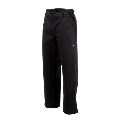 A674-XL Chef Works Executive unisex koksbroek visgraat zwart XL