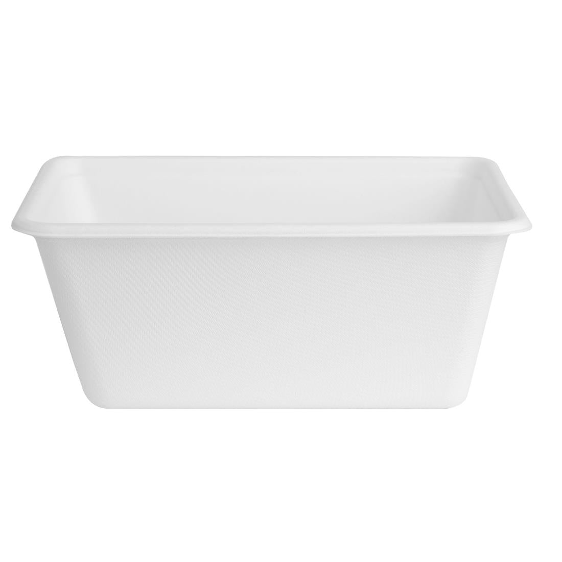HW036 Fiesta Composteerbare Bagasse Voedselcontainer Bases 1000ml (100 stuks)
