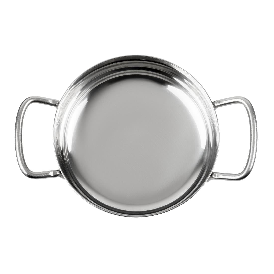 HY100 Olympia Tafel Presentatie Dubbel Handvat Schaal Roestvrij Staal 125mm