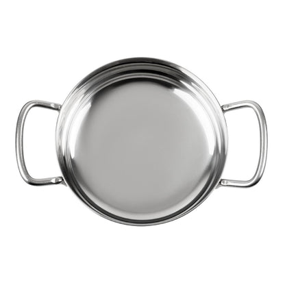 HY100 Olympia Tafel Presentatie Dubbel Handvat Schaal Roestvrij Staal 125mm