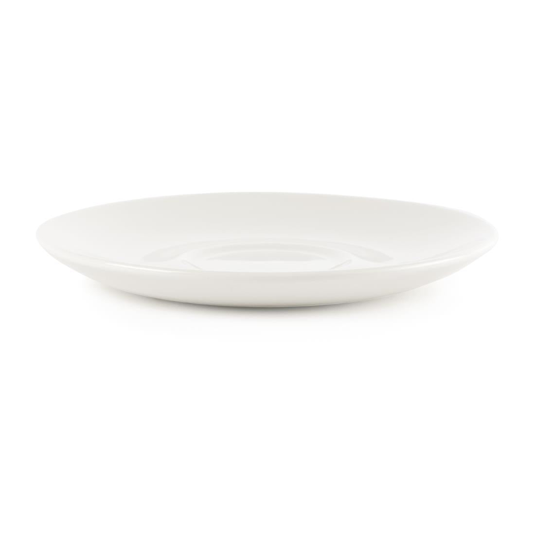P884 Churchill White cappuccino schotel 15.9 cm (24 Stuks)