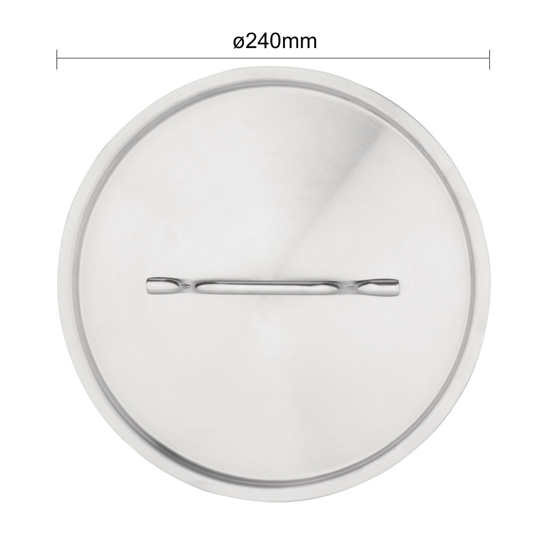 M950 Vogue RVS deksel 24cm