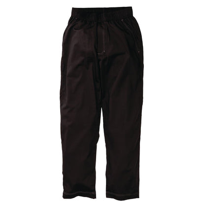 B187-L Chef Works Cool Vent uniseks baggy koksbroek zwart L