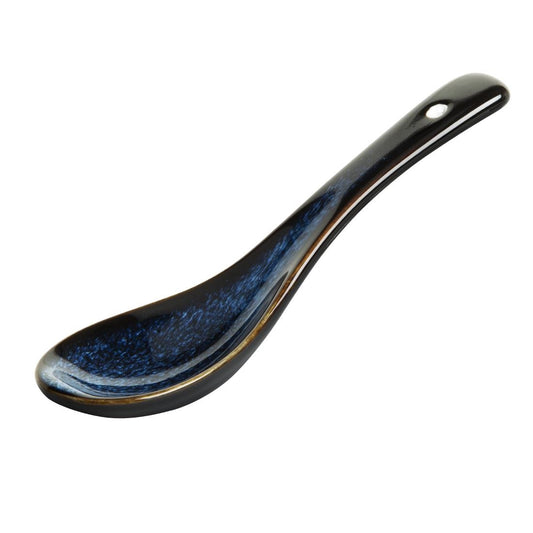 DZ771 Olympia Luna Middernachtblauwe Soeplepels (12 stuks)