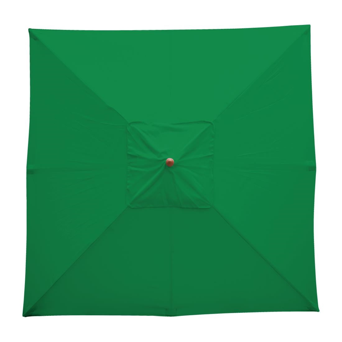GH989 Bolero vierkante groene parasol 2,5 meter