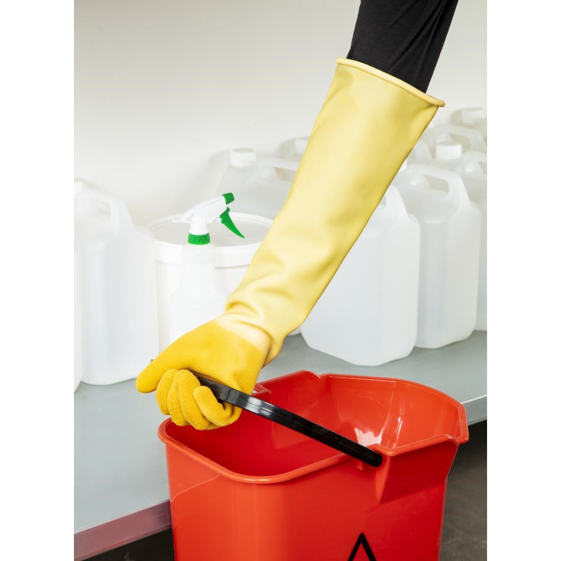 CE370 MAPA Trident heavy duty schoonmaakhandschoenen (paar)
