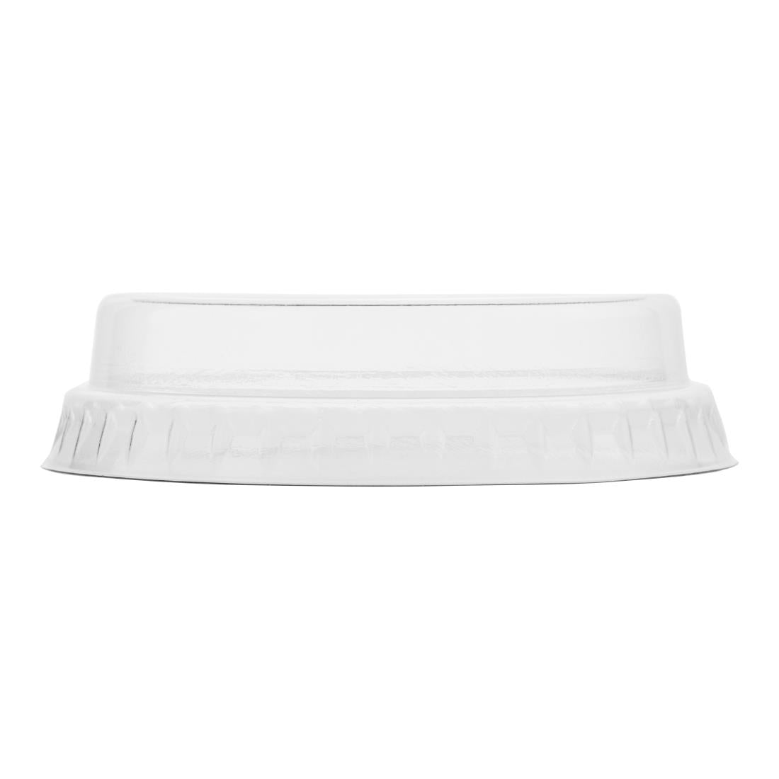 CL701 Vegware composteerbare platte deksels zonder gat 20cl (1000 stuks)