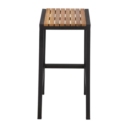 DS156 Bolero stalen en acaciahouten barkrukken (2 stuks)