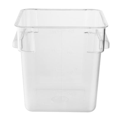 HY403 Hygiplas Polycarbonaat Vierkante Opslagcontainer 7Ltr