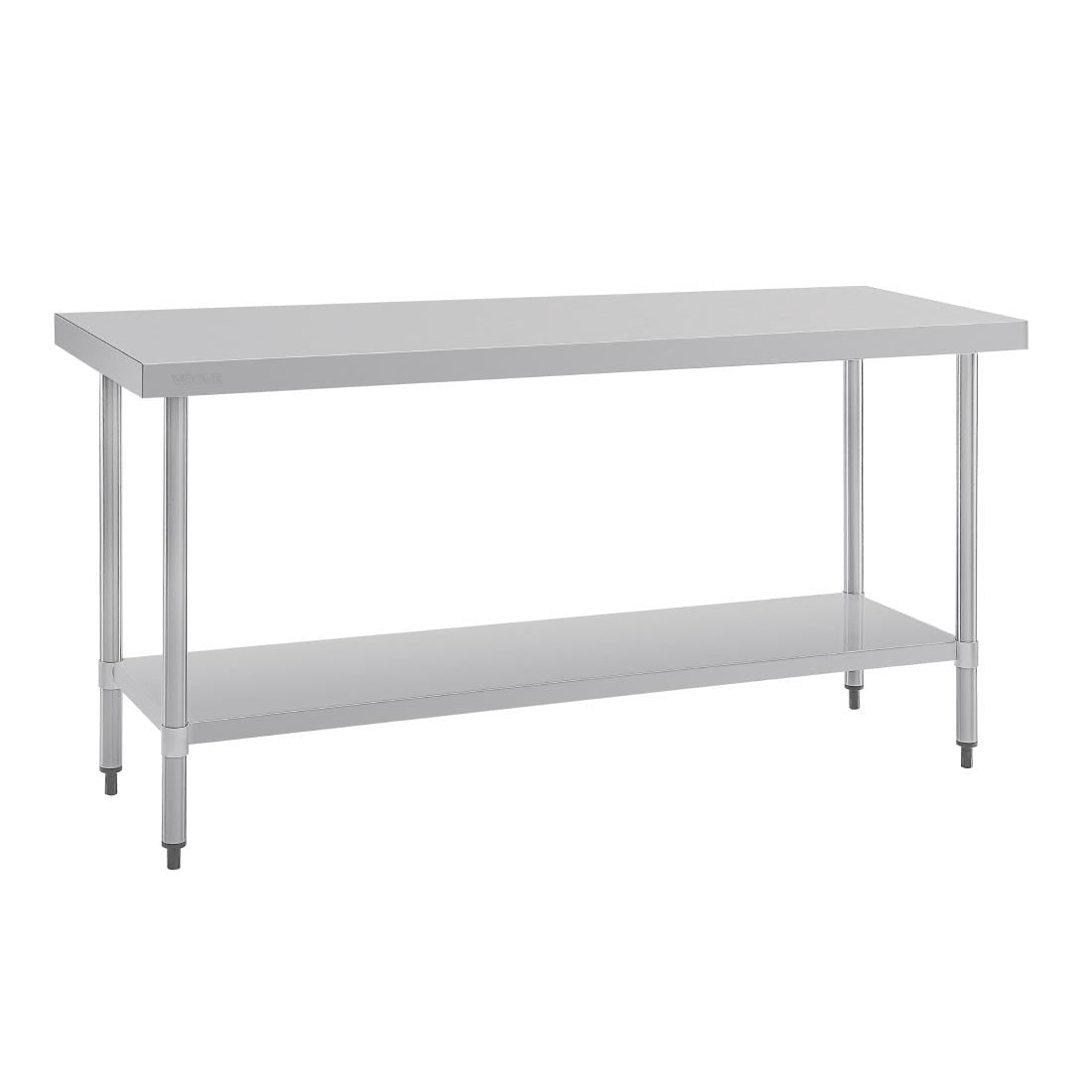 T378 Vogue RVS werktafel zonder achteropstand 90x180x60cm