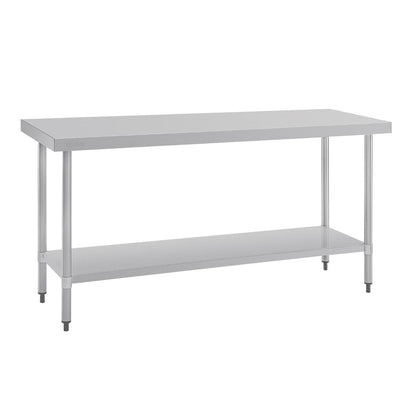 T378 Vogue RVS werktafel zonder achteropstand 90x180x60cm