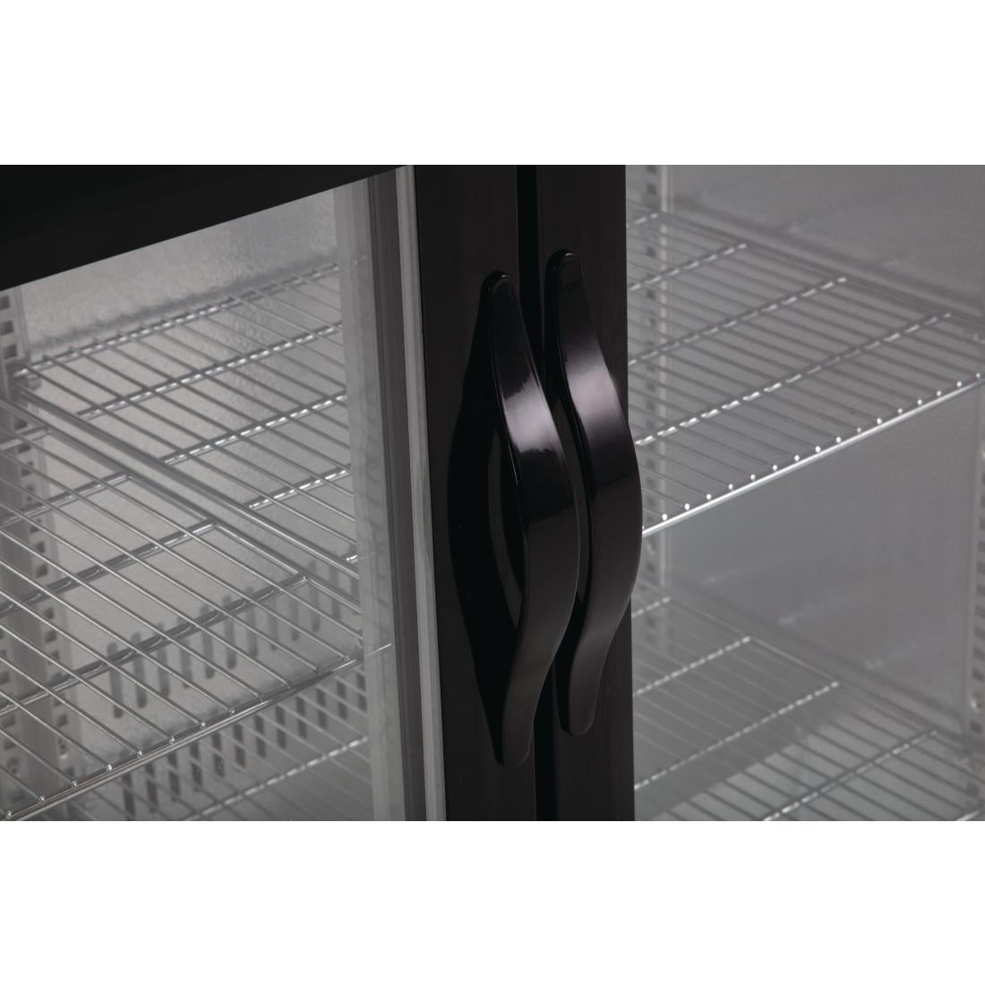 GL004 Polar G-serie 3-deurs barkoeling met klapdeuren zwart 330L