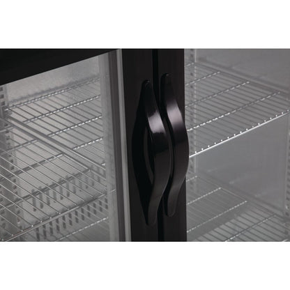 GL004 Polar G-serie 3-deurs barkoeling met klapdeuren zwart 330L