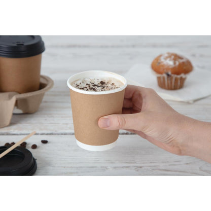 CW715 Fiesta Recyclable deksel zwart voor Fiesta Recyclable 225ml koffiebekers (50 stuks)