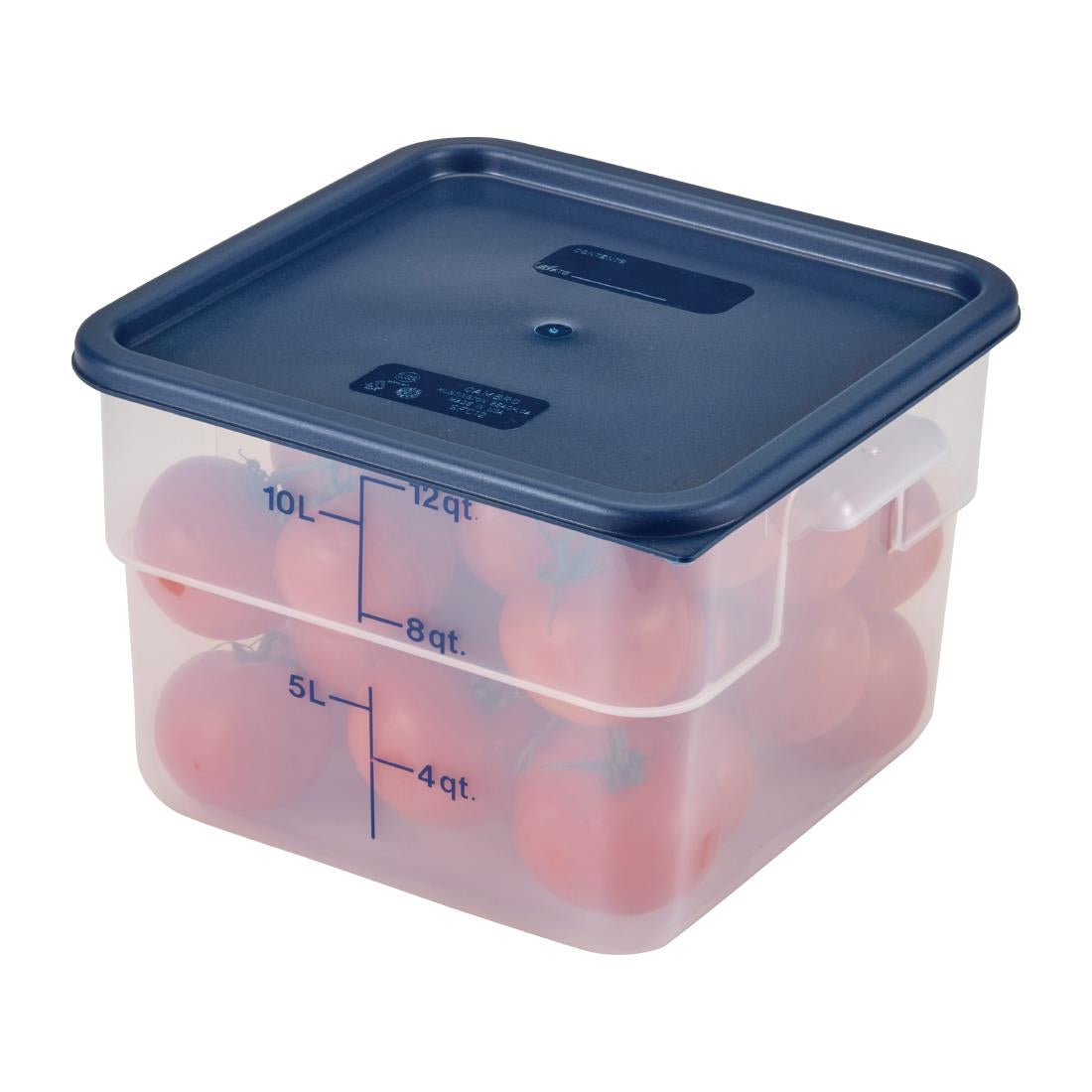 DB016 Cambro Camsquare deksel voor voedseldoos blauw