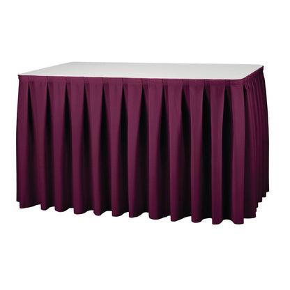 T999 Tafelrok Boxpleat bordeaux