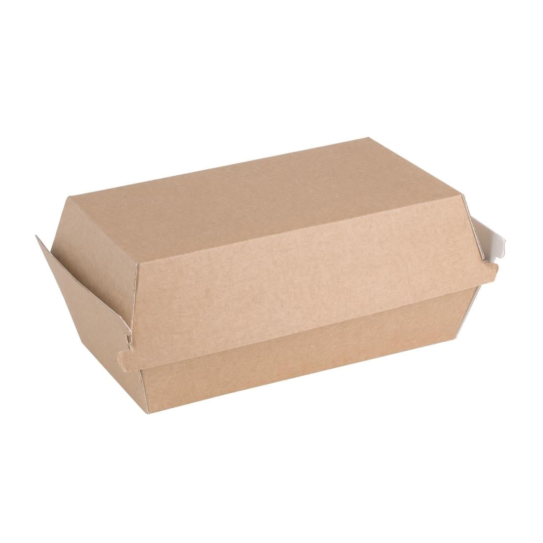 FB666 Fiesta Compostable composteerbare hamburgerdoosjes kraft klein 172mm (200 stuks)