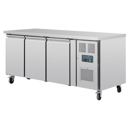 UA084 Polar U-serie 3-deurs counter met euronorm opslag 634Ltr