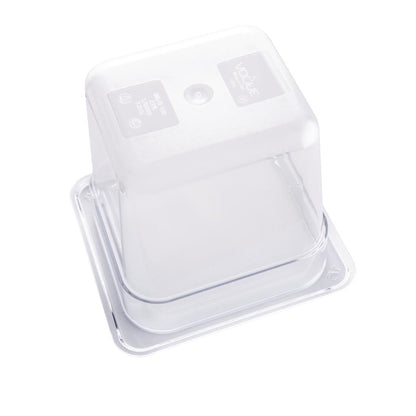 U241 Vogue polycarbonaat 1/6 gastronorm container 150mm transparant