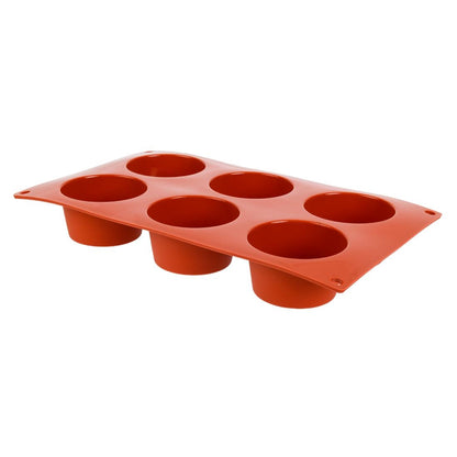 N933 Pavoni Formaflex siliconen bakvorm 6 muffins