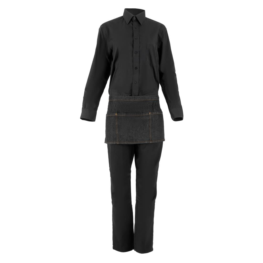 B591 Chef Works Urban Memphis Heupschort zwart