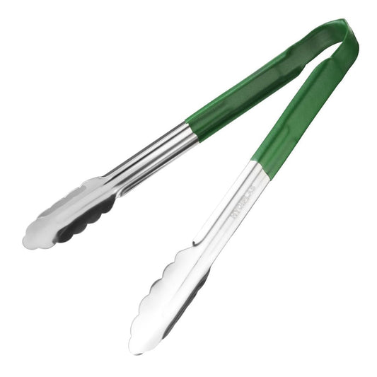 CB155 Hygiplas kleurcode serveertang RVS groen 30cm