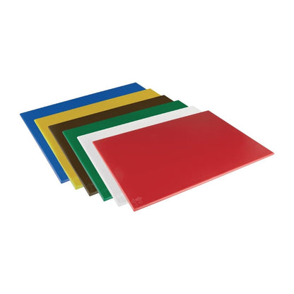 J017 Hygiplas HDPE snijplank wit 600x450x12mm