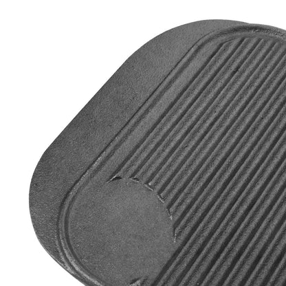 M650 Vogue dubbelzijdige gietijzeren grillplaat glad/ribbel
