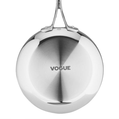 GP187 Vogue Tri-Shield Roestvrijstalen Koekenpan met Clad Coating, 20 cm