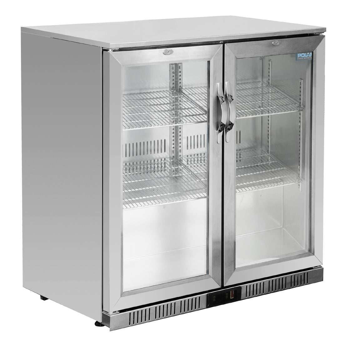 GL008 Polar G-serie 2-deurs barkoeling met klapdeuren RVS 208L