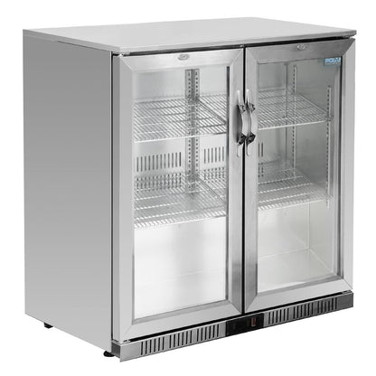 GL008 Polar G-serie 2-deurs barkoeling met klapdeuren RVS 208L
