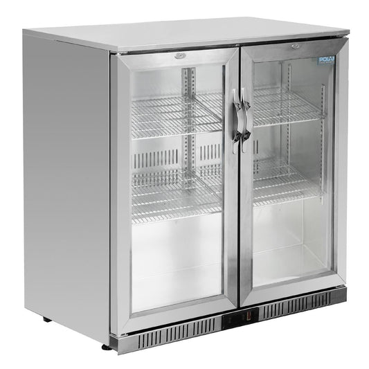 GL008 Polar G-serie 2-deurs barkoeling met klapdeuren RVS 208L