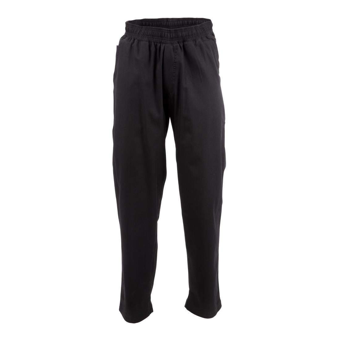 A695-M Chef Works unisex baggy koksbroek zwart M
