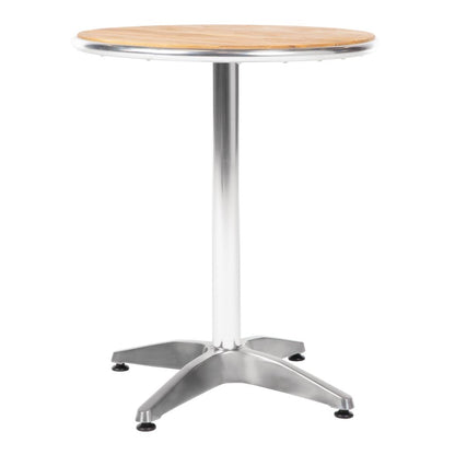 U428 Bolero ronde tafel met essenhouten blad 60cm