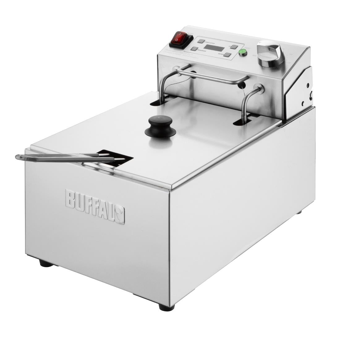 CU622 Buffalo Enkel Elektrische Friteuse met Timer 5Ltr