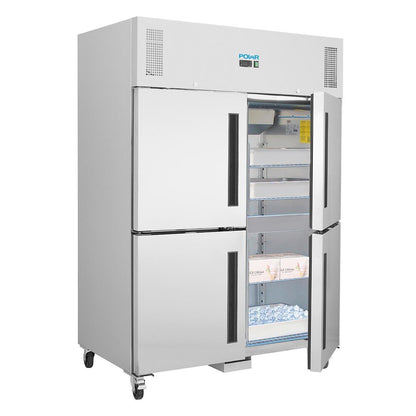 CW196 Polar G-serie opstaande dubbele stabiele deur gastro vriezer 1200ltr