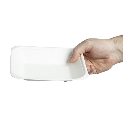 GH025 Vegware composteerbare bagasse fritesbakjes 17,5cm (500 stuks)