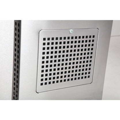 G596 Polar U-serie 2-deurs koelwerkbank 282L