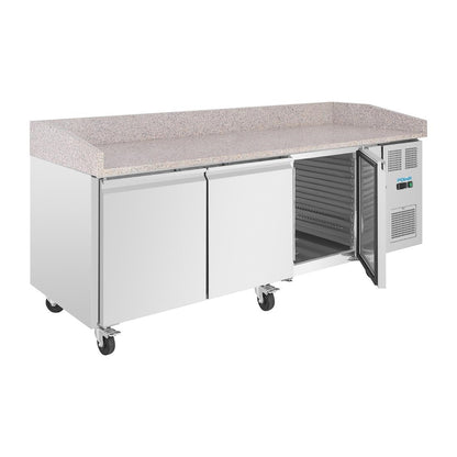 UA082 Polar U-serie Bakkerij Counter Koelkast met Granieten Blad 634Ltr