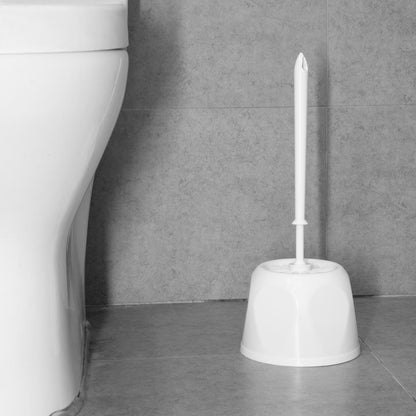HY187 Nisbets Essentials Ronde Toiletborstel & Houder - Wit