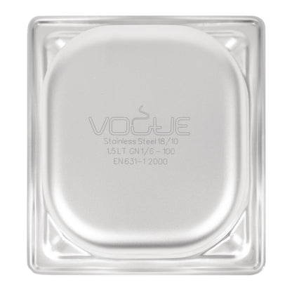 DW450 Vogue RVS GN 1/6 bak 100mm