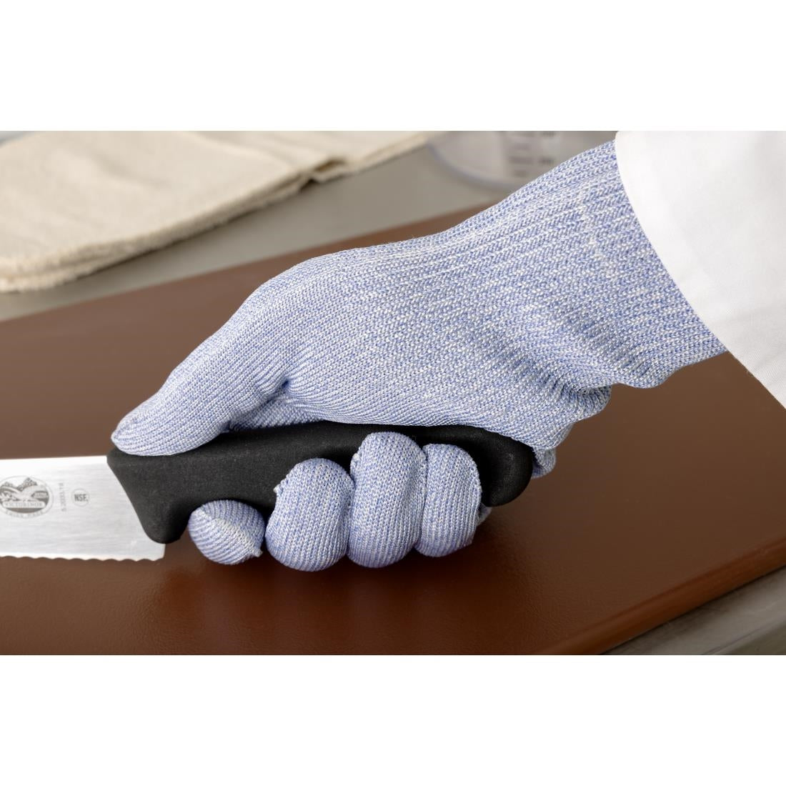 GD719-M Blauwe snijbestendige handschoen M