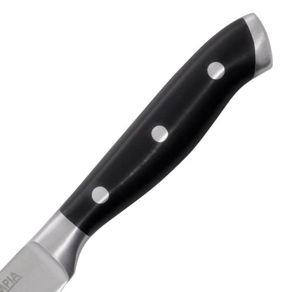 GR919 Olympia Premium Geklonken Steakmessen Met Zwarte Abs Handvatten (6 stuks)