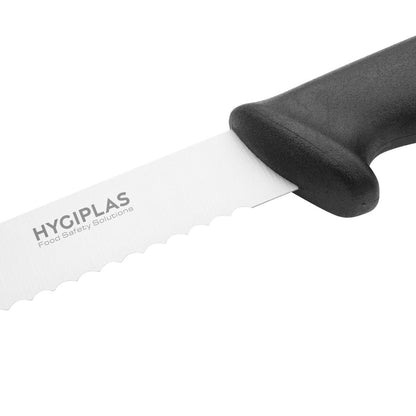 CF895 Hygiplas gekarteld gebakmes zwart 25,4cm